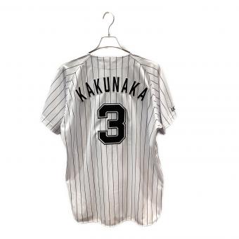 千葉ロッテマリーンズ (チバロッテマリーンズ) 応援グッズ SIZE LL ホワイト ユニフォーム 3 角中 勝也 レプリカ