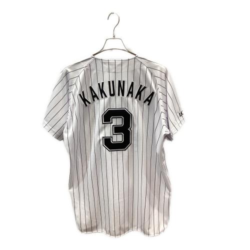 千葉ロッテマリーンズ (チバロッテマリーンズ) 応援グッズ SIZE LL ホワイト ユニフォーム 3 角中 勝也 レプリカ