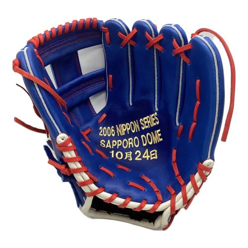 Hi Gold (ハイゴールド) 応援グッズ ブルー 10月24日 札幌ドーム スタンド・ケース付 2006年日本シリーズ記念グローブ