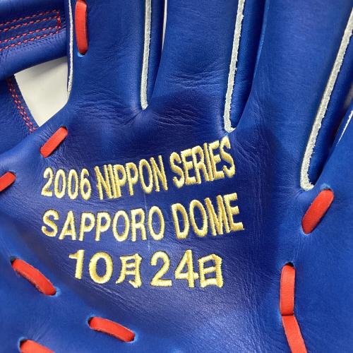 Hi Gold (ハイゴールド) 応援グッズ ブルー 10月24日 札幌ドーム スタンド・ケース付 2006年日本シリーズ記念グローブ