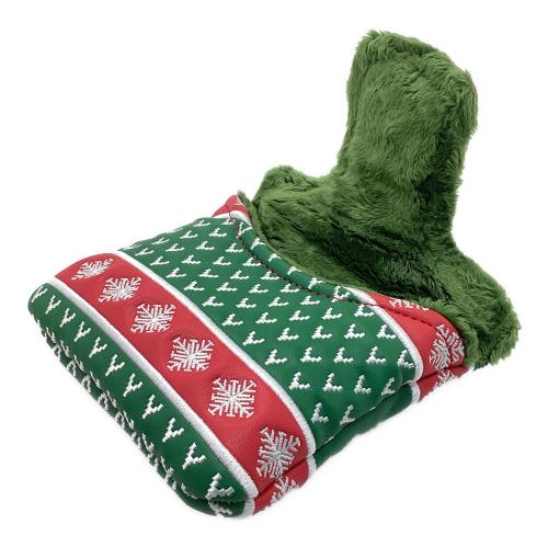 TaylorMade (テーラーメイド) ヘッドカバー レッド×グリーン クリスマスデザイン リミテッドモデル 未使用品