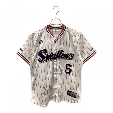 新品未使用品　東京ヤクルトスワローズ　川端慎吾 ユニフォーム 5 Lサイズ 東京ヤクルトスワローズ (トウキョウヤクルトスワローズ) 応援グッズ M