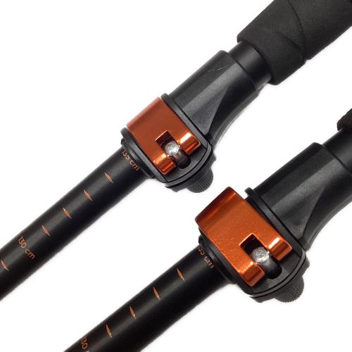 UNION (ユニオン) トレッキングポール 110-135cm ブラック バックカントリー EXPEDITION