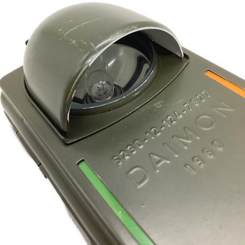 DAIMON アウトドア雑貨 オリーブ ドイツ軍 60年代ヴィンテージ 現状販売 懐中電灯