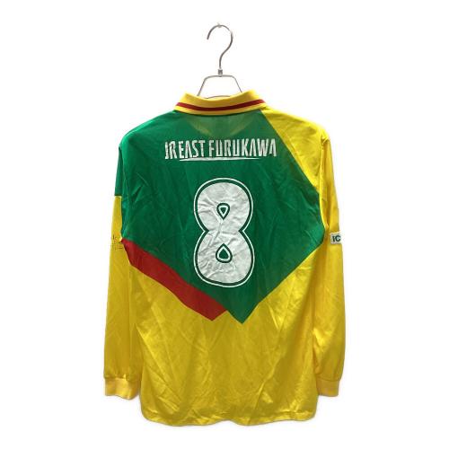 ジェフユナイテッド市原 (ジェフユナイテッド) サッカーユニフォーム メンズ SIZE LL イエロー 1993年-1996年 SEGAプリント ホームユニフォーム イエロー 8番