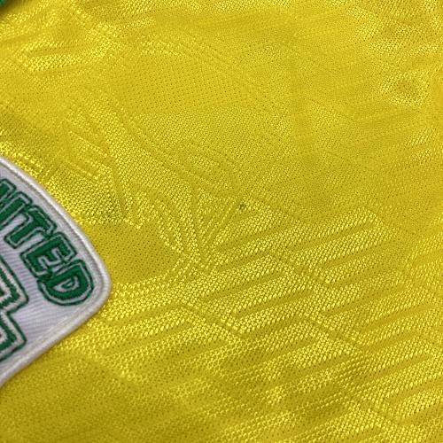 ジェフユナイテッド市原 (ジェフユナイテッド) サッカーユニフォーム メンズ SIZE O イエロー 1997-1998【20】 長袖 2002年W杯招致ワッペン付