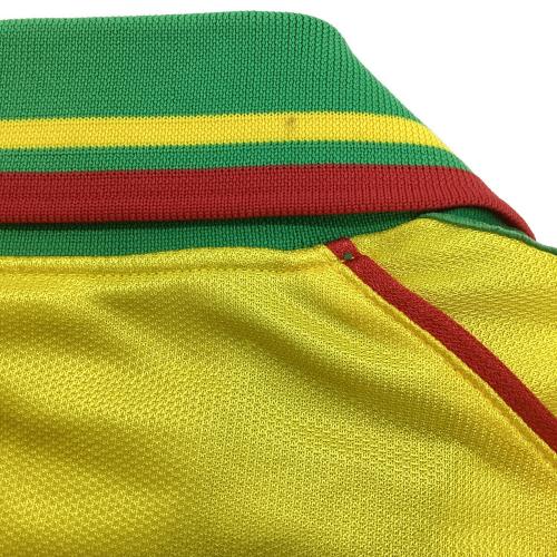 ジェフユナイテッド市原 サッカーユニフォーム メンズ SIZE Free イエロー×グリーン 99-00s