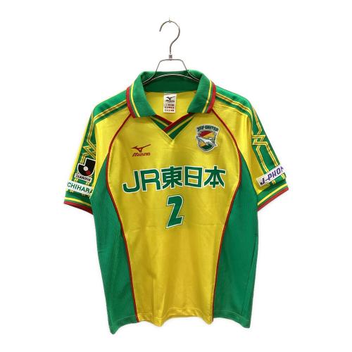 ジェフユナイテッド市原 (ジェフユナイテッド) サッカーユニフォーム SIZE Free イエロー×グリーン 99-00ホーム 【2】中西永輔