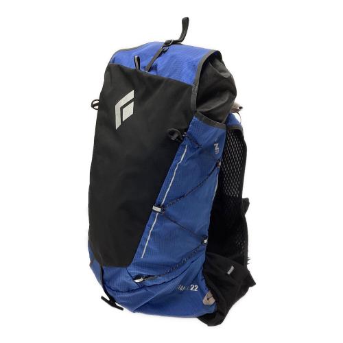 BLACK DIAMOND (ブラックダイヤモンド) バックパック SIZE S ブルー×ブラック 112432 ディスタンス22 背面長 約41～45cm トレラン用