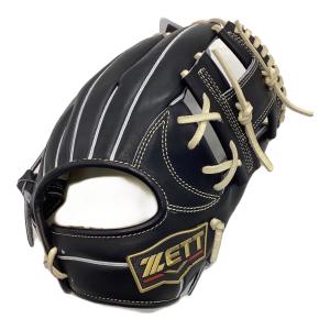 ZETT (ゼット) 軟式グローブ ブラック 遊撃手・二塁手モデル プロステイタス 内野用 BRGB765S