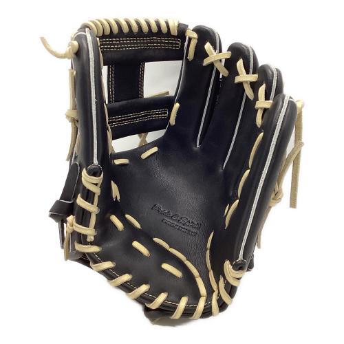 ZETT (ゼット) 軟式グローブ ブラック 遊撃手・二塁手モデル プロステイタス 内野用 BRGB765S