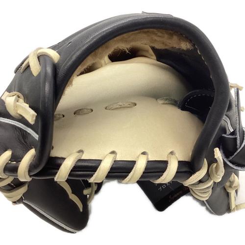 ZETT (ゼット) 軟式グローブ ブラック 遊撃手・二塁手モデル プロステイタス 内野用 BRGB765S