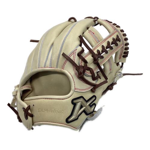 ATOMS (アトムズ) 硬式グローブ 約27cm ベージュ ERM-Wrist搭載 上武直人職人モデル 内野用