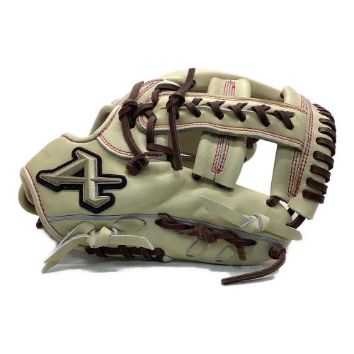 ATOMS (アトムズ) 硬式グローブ 約27cm ベージュ ERM-Wrist搭載 上武直人職人モデル 内野用