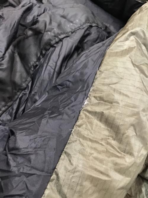 NANGA (ナンガ) マミー型シュラフ(ダウン) ブルー×グレー オーロラライト750DX 【冬用】 約210×80cm ～178cmまで