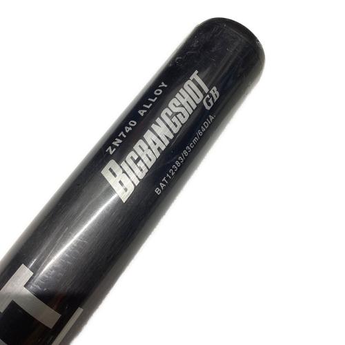 ZETT (ゼット) ビッグバンショットGB 硬式バット BAT12383 高校野球新基準対応 83cm ブラック