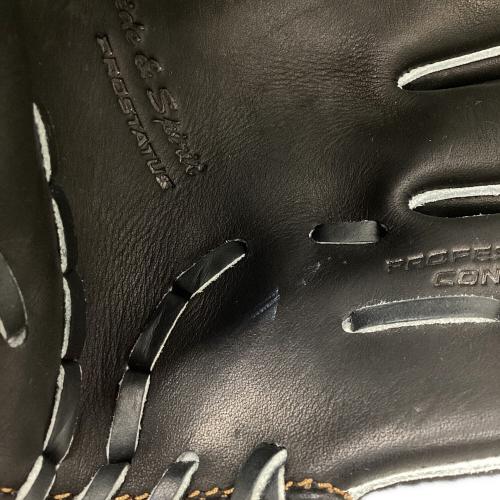 ZETT (ゼット) 軟式グローブ 右投用(LH) ブラック プロステイタス 内野用 BRGB30766