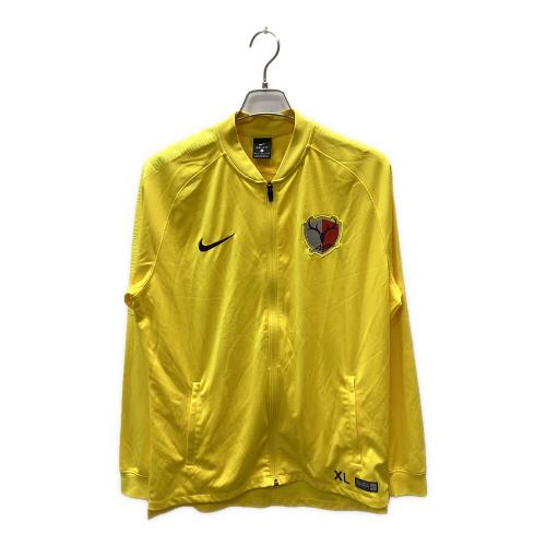 鹿島アントラーズ (カシマアントラーズ) ジャージ サッカーウェア(トップス) NIKE オーセンティック メンズ SIZE XL イエロー