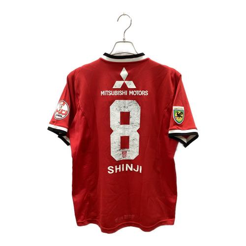 浦和レッズ (ウラワレッズ) サッカーユニフォーム メンズ SIZE M レッド 【8】小野伸二 2007 ユニフォーム ホーム半袖