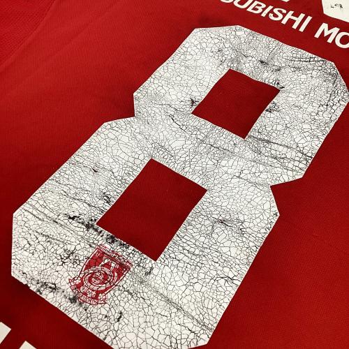 浦和レッズ (ウラワレッズ) サッカーユニフォーム メンズ SIZE M レッド 【8】小野伸二 2007 ユニフォーム ホーム半袖