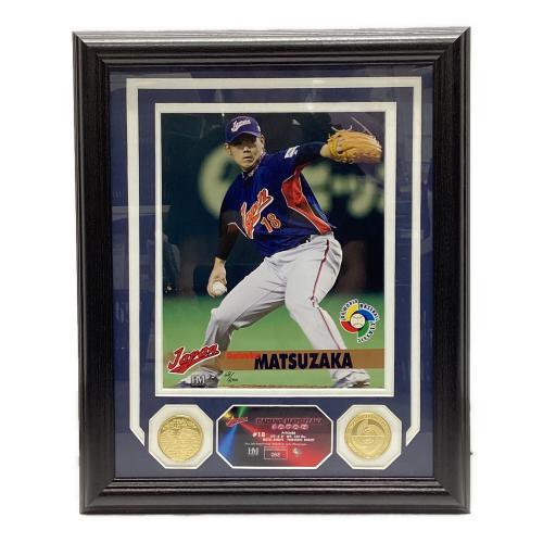 日本代表(侍ジャパン) 応援グッズ 【18】松坂大輔 2006WBC優勝記念フォトフレーム シリアルナンバー68/500