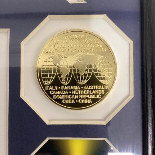 日本代表(侍ジャパン) 応援グッズ 2006WBC優勝記念フォトフレーム シリアルナンバー192/2006