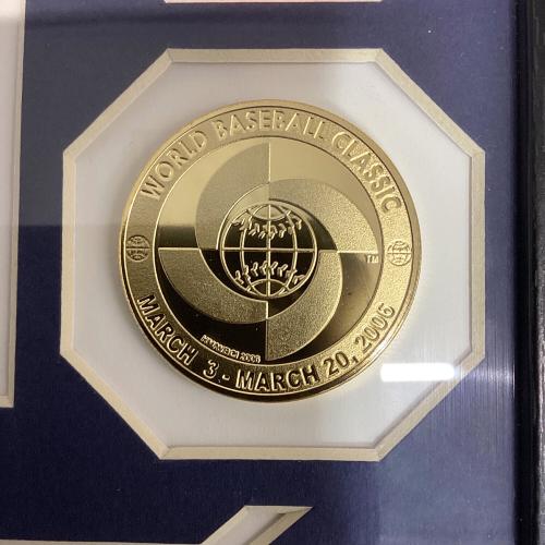 日本代表(侍ジャパン) 応援グッズ 2006WBC優勝記念フォトフレーム シリアルナンバー192/2006