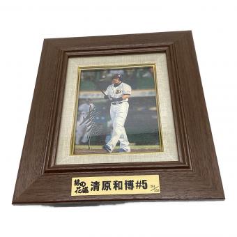 オリックス・バファローズ 応援グッズ 清原和博引退記念 油絵風キャンバス画 284/355