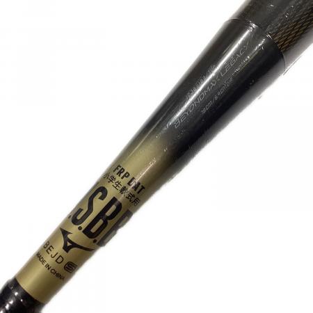 MIZUNO (ミズノ) 軟式バット 78cm 平均560g ブラック×ゴールド トップ