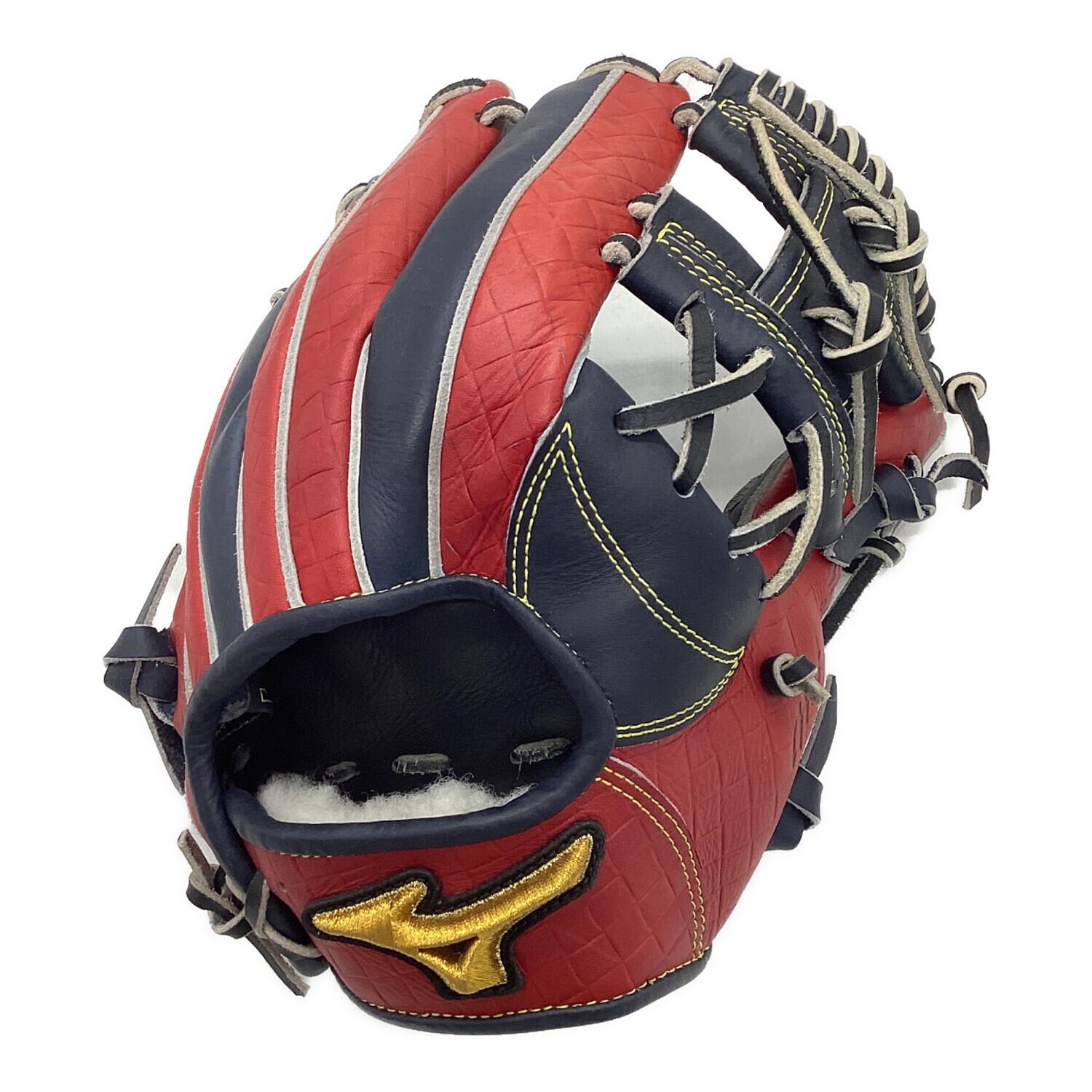 MIZUNO (ミズノ) 軟式グローブ ネイビー×レッド 坂本勇人モデル