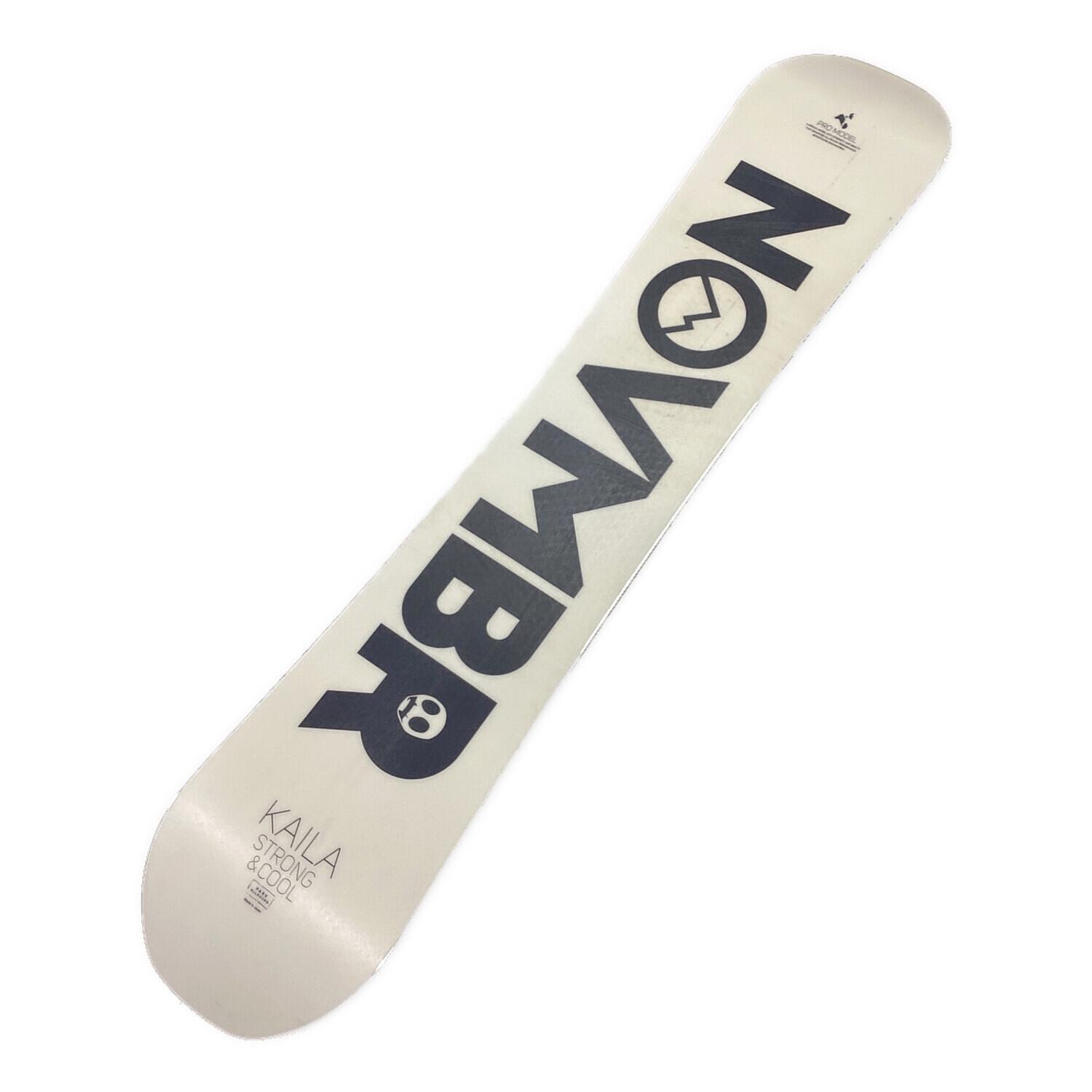 November (ノーベンバー) スノーボード 152cm ブラック 21-22モデル