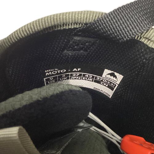 BURTON (バートン) スノーボードブーツ メンズ SIZE 27cm オリーブ 10437105 MOTO-AF SPEEDZONE クイックシューレース