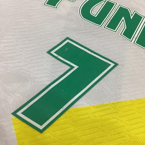 ジェフユナイテッド市原 (ジェフユナイテッド) サッカーユニフォーム メンズ SIZE L ホワイト×イエロー 2001 長袖 【7】