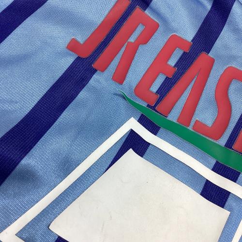 ジェフユナイテッド市原 (ジェフユナイテッド) サッカーユニフォーム メンズ 98-6サイズ スカイブルー 1992ホーム 別注仕様