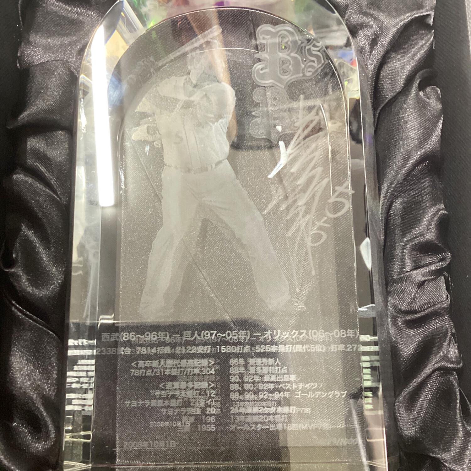 オリックス・バファローズ 応援グッズ 引退記念 クリスタル 数量