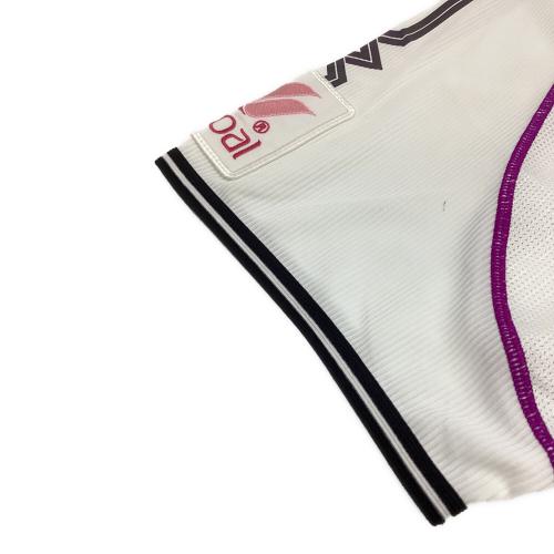 京都パープルサンガ (キョウトパープルサンガ) サッカーユニフォーム メンズ SIZE Free ホワイト×パープル 05-06 アウェイ レプリカ