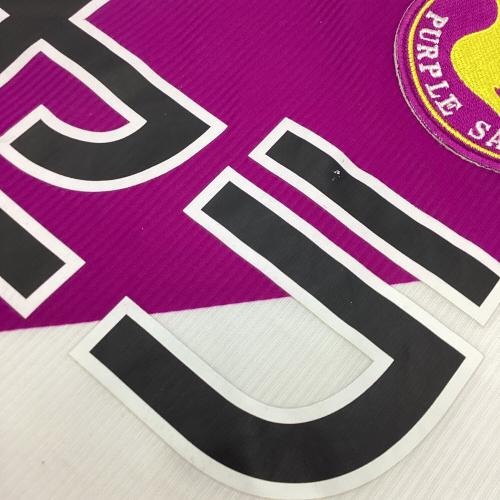 京都パープルサンガ (キョウトパープルサンガ) サッカーユニフォーム メンズ SIZE Free ホワイト×パープル 05-06 アウェイ レプリカ