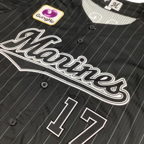 千葉ロッテマリーンズ (チバロッテマリーンズ) 応援グッズ SIZE LL ブラック ユニフォーム 2022年 完全試合記念 レプリカ