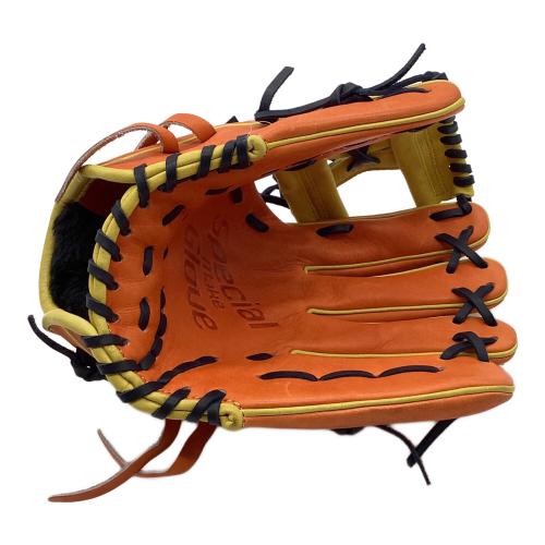 SSK (エスエスケイ) スペシャルメイクグラブ 軟式グローブ SMG451608 オレンジ×イエロー