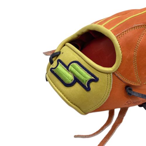 SSK (エスエスケイ) スペシャルメイクグラブ 軟式グローブ SMG451608 オレンジ×イエロー