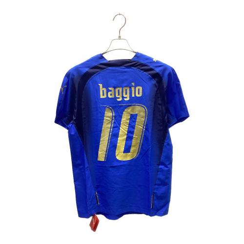 イタリア代表 (イタリアダイヒョウ) 2006年優勝記念モデル エンブレム4つ星仕様 サッカーユニフォーム PR733735 【10】 ロベルト・バッジョ オーセンティック メンズ SIZE L ブルー