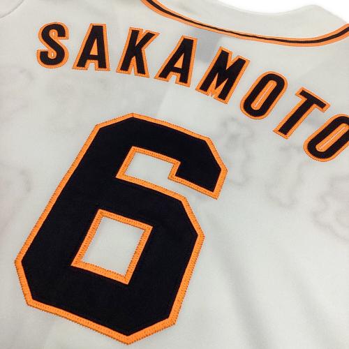 読売ジャイアンツ (ヨミウリジャイアンツ) 応援グッズ SIZE L ホワイト 【6】坂本勇人 ユニフォーム 2014 ホームレプリカ S03370