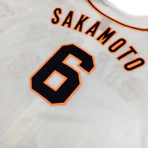 読売ジャイアンツ (ヨミウリジャイアンツ) 応援グッズ SIZE L ホワイト 【6】坂本勇人 ユニフォーム 2014 ホームレプリカ S03370
