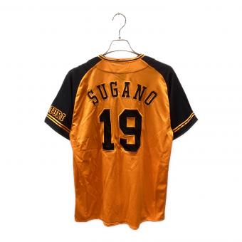 読売ジャイアンツ (ヨミウリジャイアンツ) 応援グッズ SIZE L オレンジ×ブラック 【19】菅野智之 ユニフォーム 2018FW橙魂 レプリカ 1329874