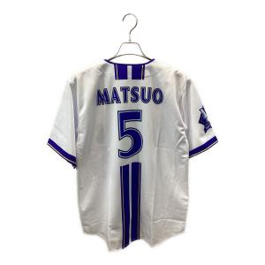 横浜DeNAベイスターズ (ヨコハマディーエヌエーベイスターズ) 応援グッズ Lサイズ ホワイト×ブルー 【5】松尾汐恩 ユニフォーム 2025モデル ハイクオリティレプリカユニフォーム