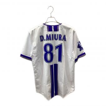 横浜DeNAベイスターズ (ヨコハマディーエヌエーベイスターズ) 応援グッズ Lサイズ ホワイト×ブルー 【81】三浦大輔 ユニフォーム 2025モデル ハイクオリティレプリカユニフォーム