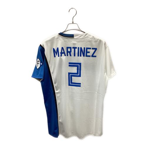 北海道日本ハムファイターズ (ホッカイドウニッポンハムファイターズ) 応援グッズ Lサイズ ホワイト×ブルー 【2】マルティネス 2022 ホーム ユニフォーム レプリカ NH089-22SS-0003-WHT-M2-L
