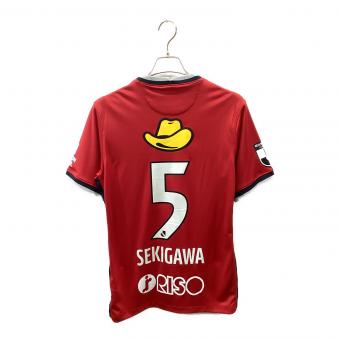 鹿島アントラーズ (カシマアントラーズ) サッカーユニフォーム メンズ SIZE M レッド 2022ホーム レプリカ 【5】関川郁万 DB5755-688