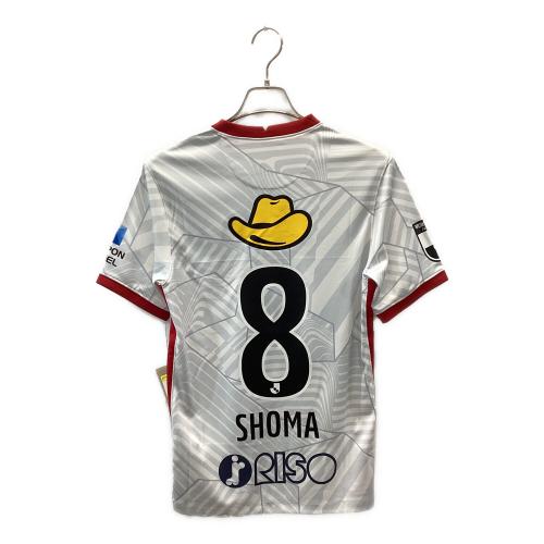 鹿島アントラーズ (カシマアントラーズ) サッカーユニフォーム メンズ SIZE S ホワイト 2022アウェイ 【2】土居聖真 DB5754-100