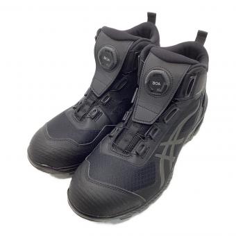 asics (アシックス) トレッキングシューズ メンズ SIZE 27cm ブラック 1273A084 ウィンジョブ GORE-TEX